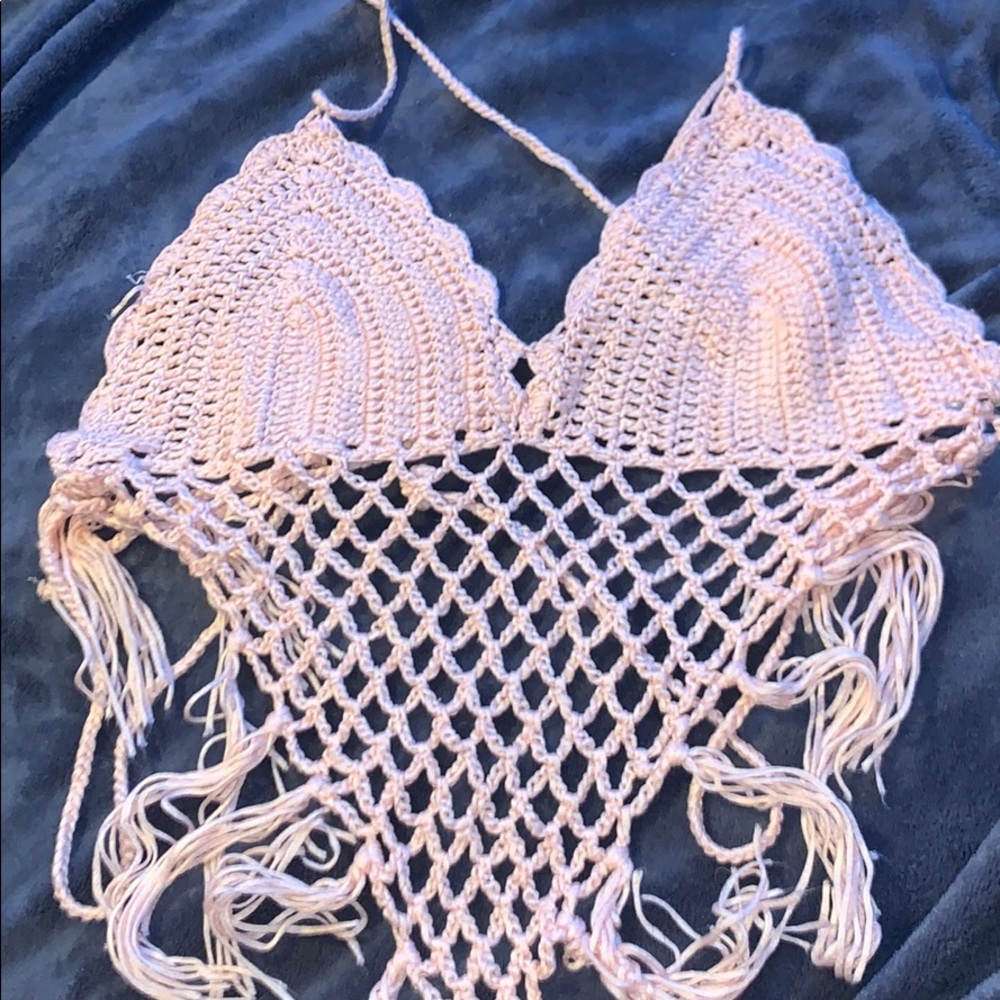 Knit crop top